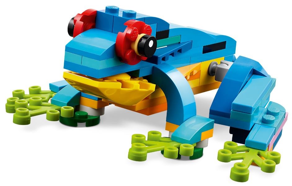 Set lodër LEGO Creator Exotic Parrot 31136, 3 në 1, 7 vjeç+