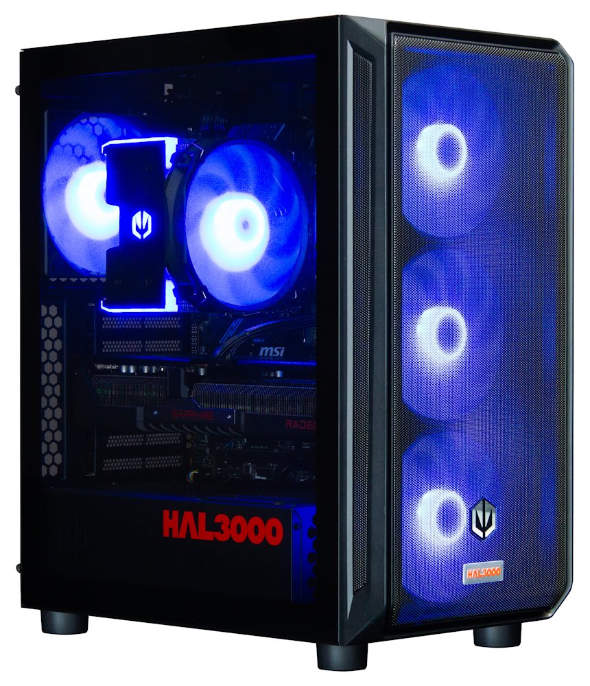 Kompjuter HAL3000 Alfa Gamer Pro XT, AMD Ryzen 7 7800X3D, 32GB RAM DDR5, 2TB PCIe4 SSD, AMD RX 9070 XT, i zi