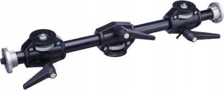 Krah aksesor Manfrotto 131DDB, për 4 koka, për kolonë 3/8", i zi