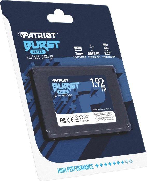 Disk SSD Patriot Burst Elite 1.9, 2TB, 2.5" SATA III