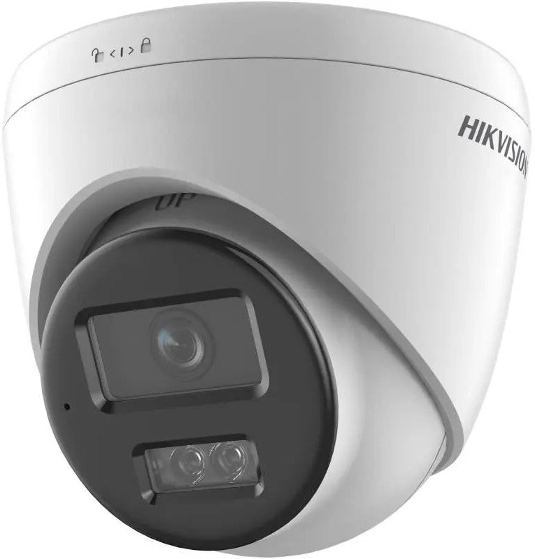 Kamerë dome IP Hikvision DS-2CD1343G2-LIUF 2.8mm, 4MP 2K, Smart Hybrid Light, e bardhë
