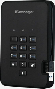 Надворешен диск iStorage diskAshur2, 500GB, енкрипција AES 256 bit, црн