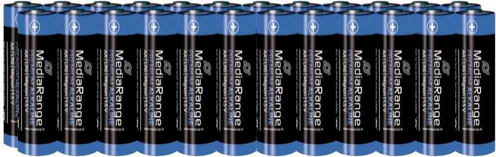 Bateri alkaline MediaRange AA R6, paketa 24 copë