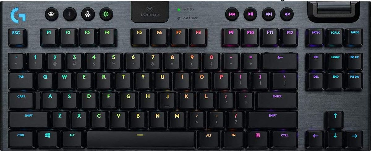 Tastierë Logitech G915 TKL Romer-G Clicky, e zezë