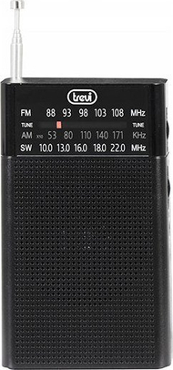 Radio portative Trevi RA7F15, AM FM SW, e zezë
