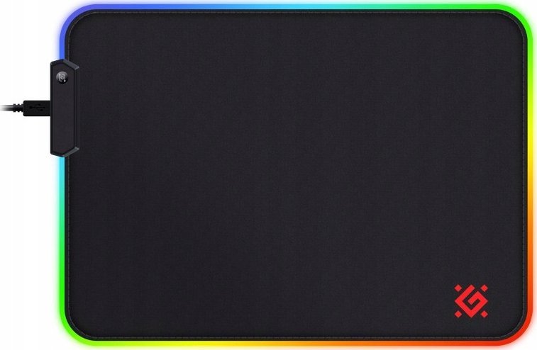 Mousepad lojërash Black L Light, RGB, 4mm, i zi