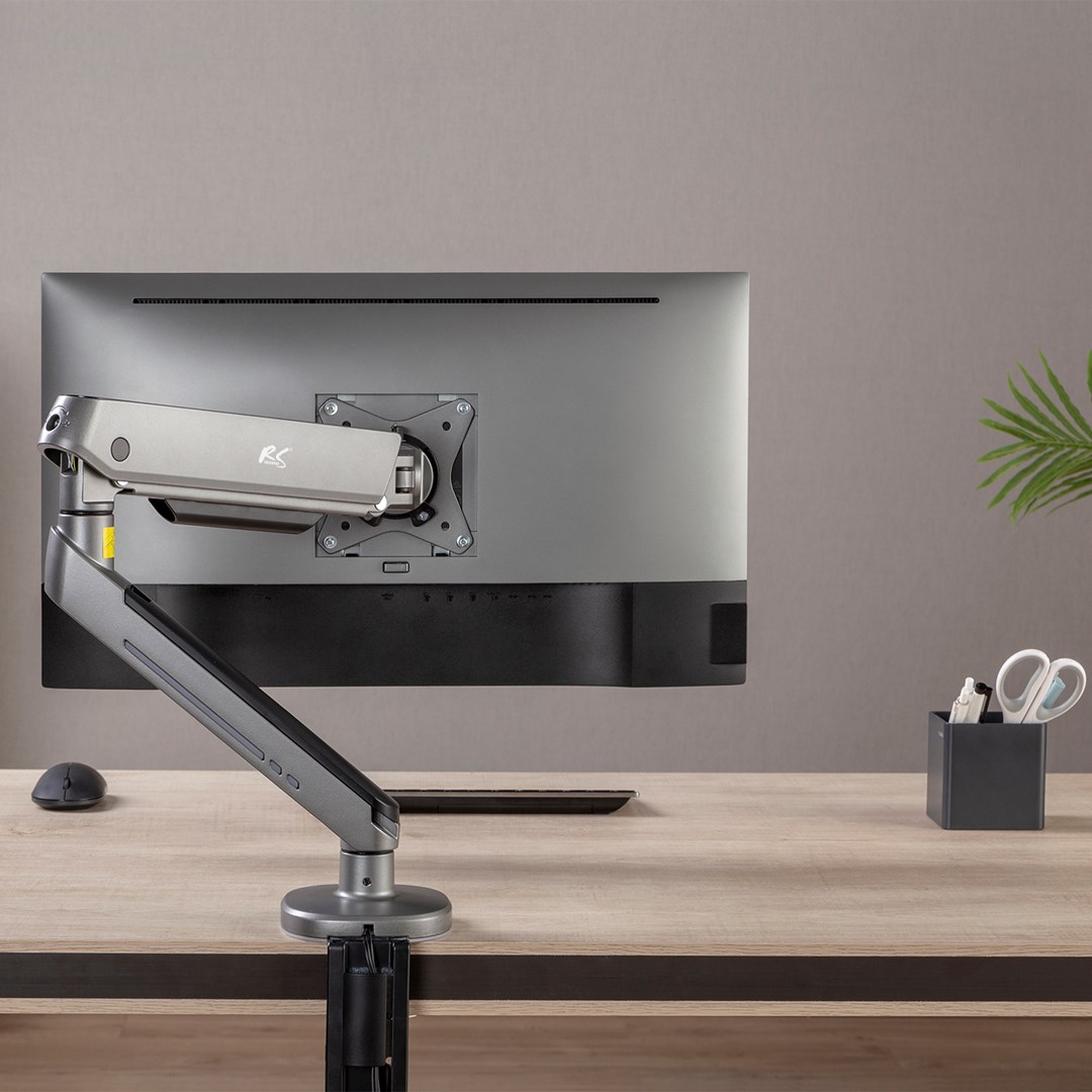 Mbajtëse tavoline për monitor Maclean, 17-32", e zezë