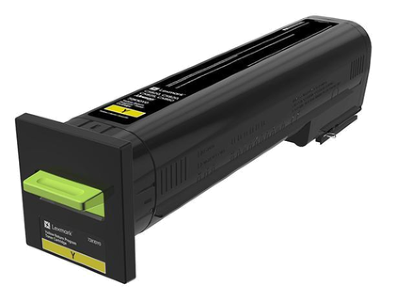 Toner Lexmark 72K20Y0, Yellow, origjinal