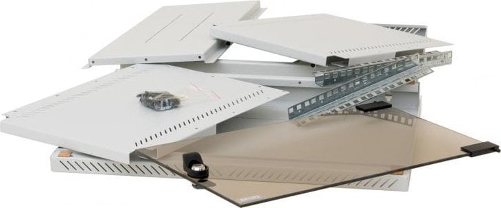 Kabinet muror Triton Delta X RXA-12-AS4-CAX-A1, 12U, 19", gri RAL 7035