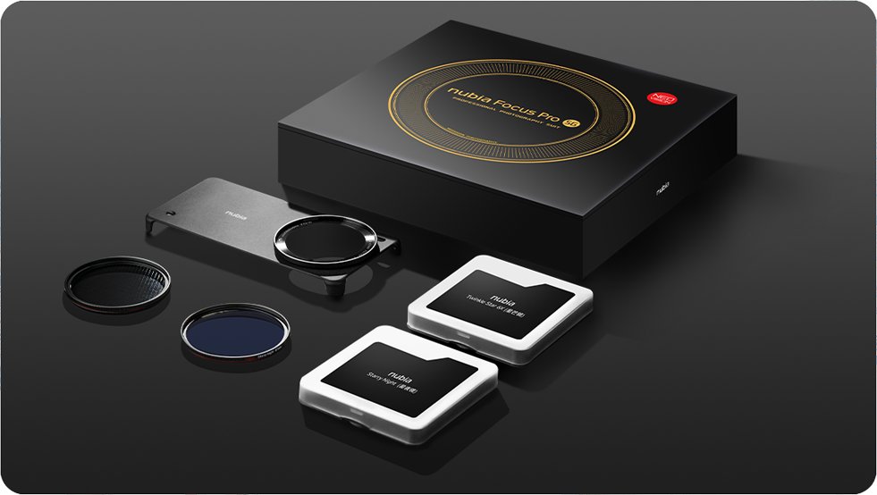 Kapak telefoni Nubia Focus Pro Photo Cover, mbrojtëse e hollë, përshtatje precize, i zi