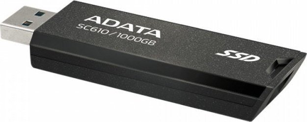 SSD i jashtëm ADATA SC610, 1TB, USB Type A, i zi e kuqe