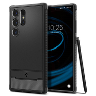 Mbështjellëse për Samsung Galaxy S24 Ultra Spigen Rugged Armor, e zezë