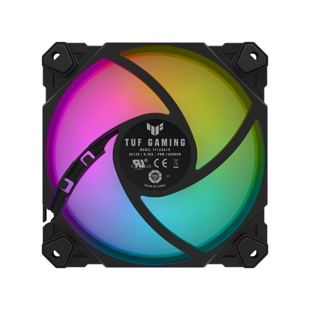 Ftohës ASUS TUF Gaming TF120 ARGB, 12 cm, i zi