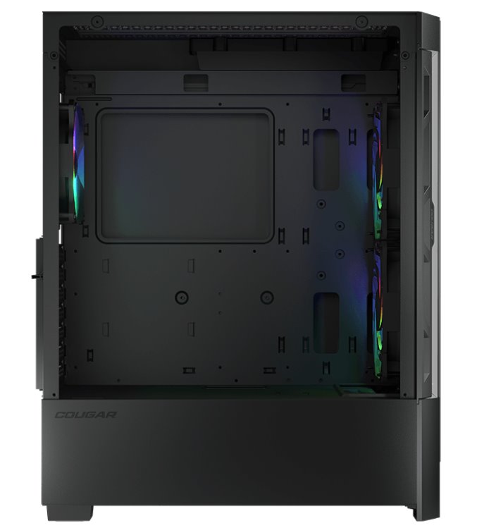 Kasë për PC COUGAR AIRFACE RGB, e zezë