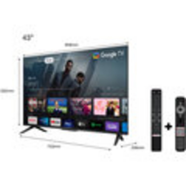Televizor TCL 43C635, 43" (108cm), 4K UHD, i zi