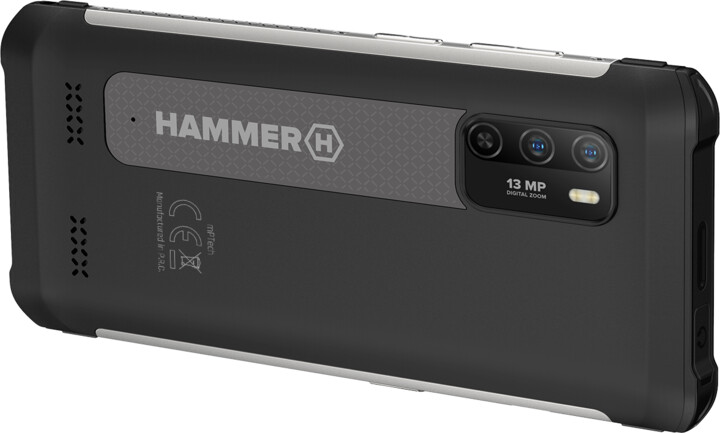 Мобилен телефон myPhone Hammer Iron 4, 4GB/32GB, сребрена боја