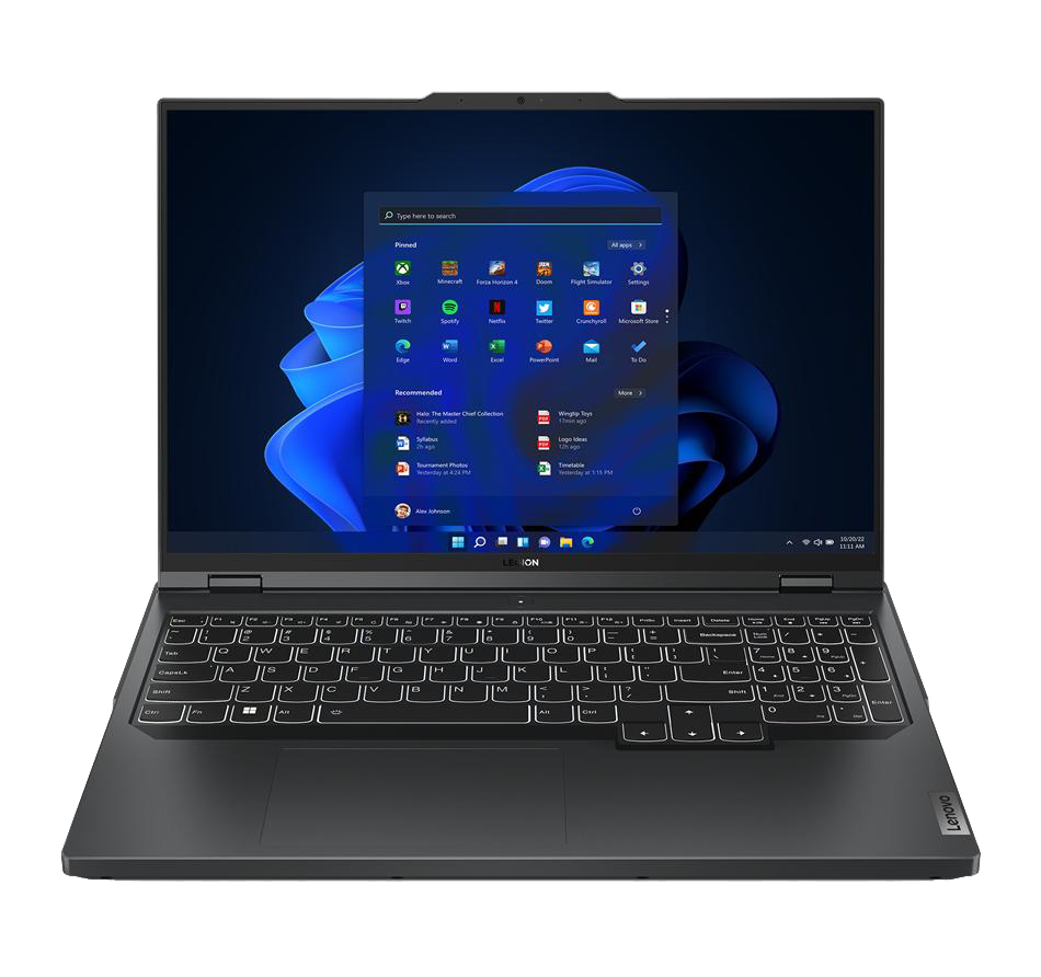 Laptop Lenovo Legion Pro, 16", AMD Ryzen 7 7745HX, 16 GB RAM, 512 GB SSD, NVIDIA GeForce RTX 4070, i hirtë