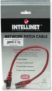 Kabllo patch Intellinet Network Solutions CAT6 UTP, 0.5 m, e kuqe