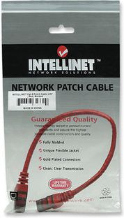Kabllo patch Intellinet Network Solutions CAT6 UTP, 0.5 m, e kuqe