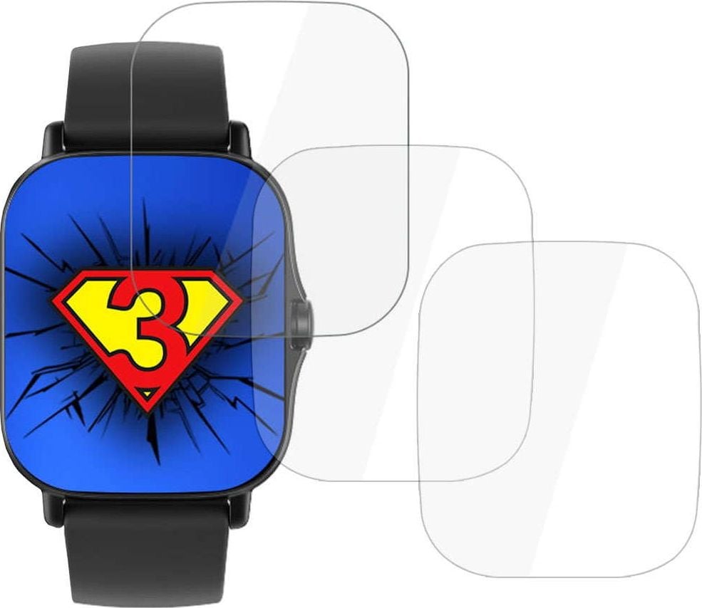 Folie mbrojtëse ekrani 3MK Watch Protection për Xiaomi Amazfit GTS 2 2e, x3, transparente