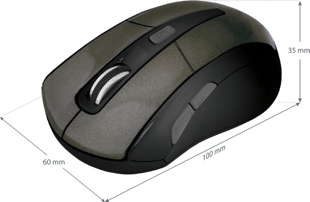 Maus Defender Accura, wireless, USB, i zi dhe i hirt