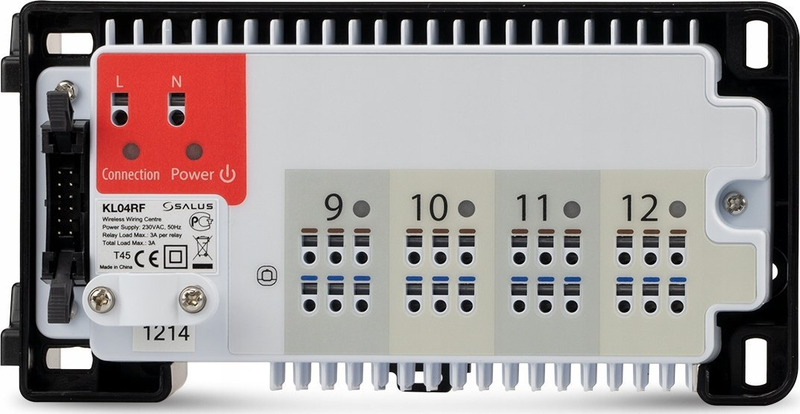Modul zgjerues Salus KL04RF, 4 zona ngrohjeje, 230V, i bardhë