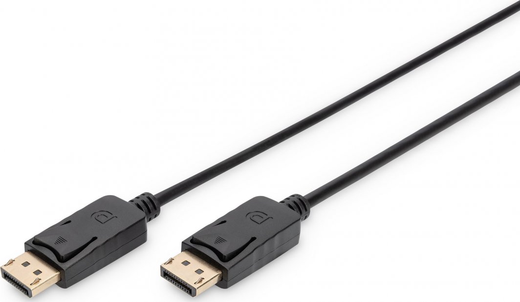 Kabllo Digitus DisplayPort - DisplayPort, 1 m, e zezë