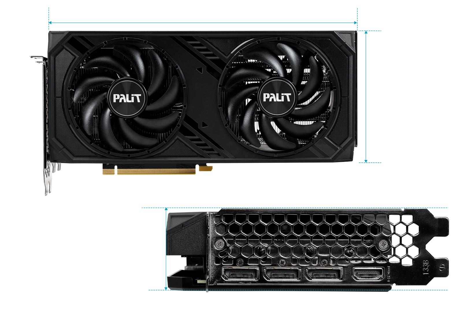 Kartelë grafike Palit GeForce RTX 4070 SUPER Dual OC 12GB GDDR6X