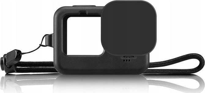 Mbulesë silikoni Puluz PU518B për GoPro HERO 9 10, set 3 në 1, e zezë