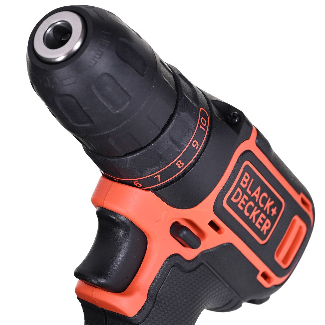 Trapano vidhosëse Black&Decker BDCDC18BAFC, 18V, 2x bateri 1.5Ah, portokalli