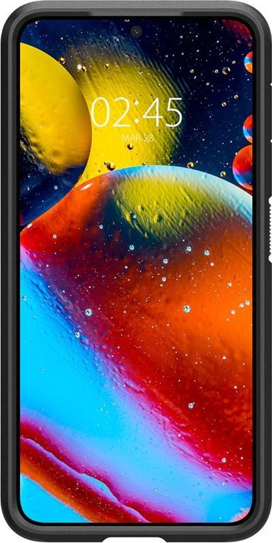 Mbulesë telefoni Spigen Tough Armor për Samsung Galaxy S24, me këmbë mbajtëse, kompatibile me karikim wireless, e zezë