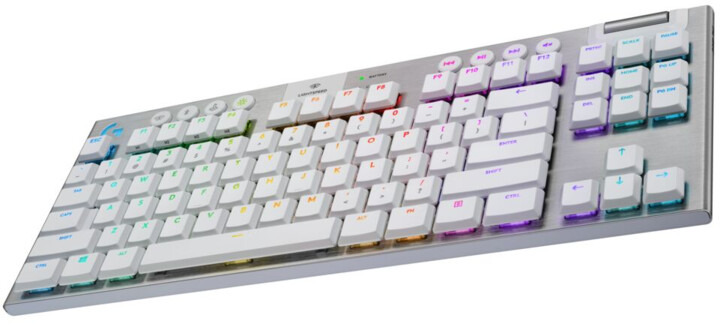 Tastierë Logitech G915 TKL Lightspeed, GL Tactile, US, e argjendtë