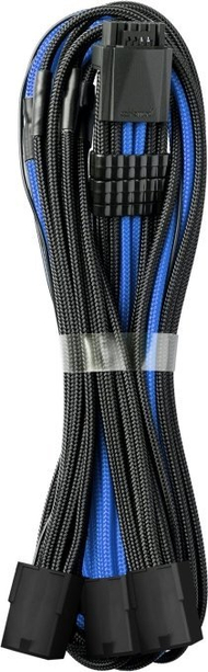 Kabllo energjie CableMod PRO ModMesh 12VHPWR në 3x PCI-e, 45 cm, zi blu