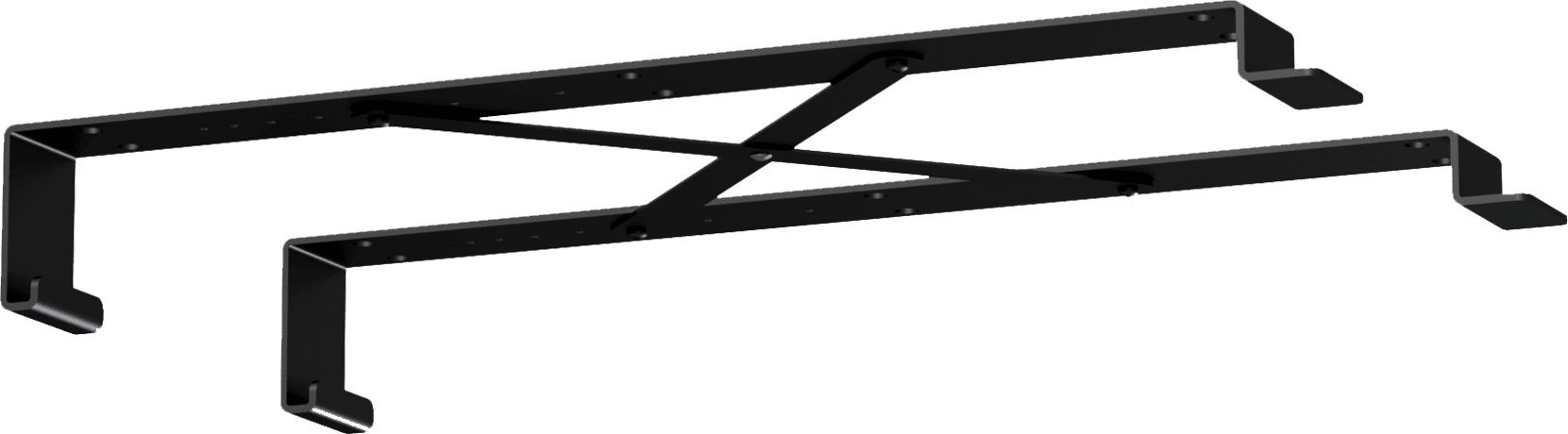 Mbajtëse tavani Caymon OPR300C për rafte 19" OPR3xxA OPR5xxA, metalike, e zezë