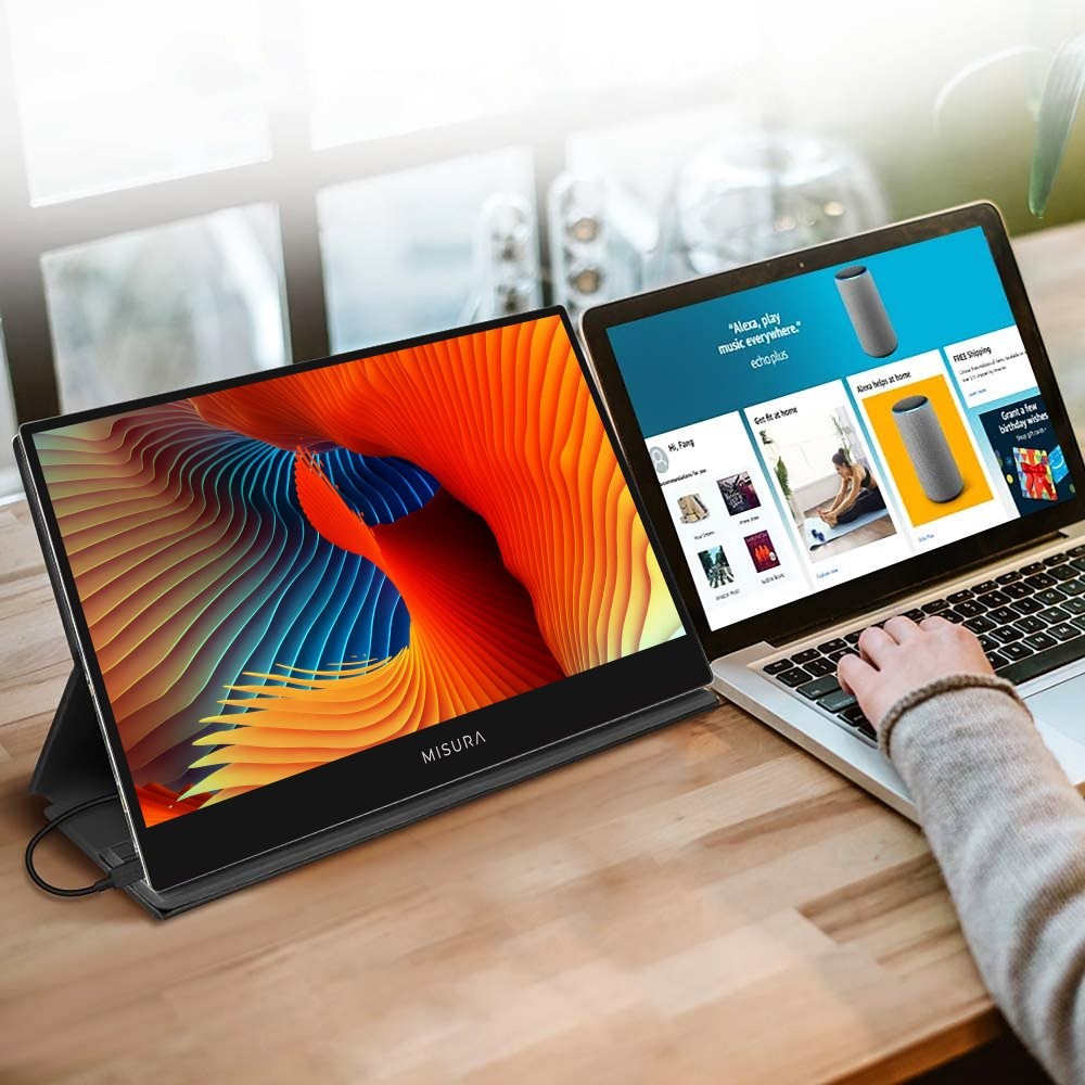 Monitor Misura Single M16T Touch Screen portativ, 16", 1920 x 1080, i zi