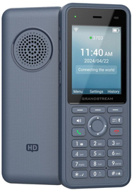 Telefoni IP pa tel Grandstream WP836, Wi-Fi 6, 3 linja, blu