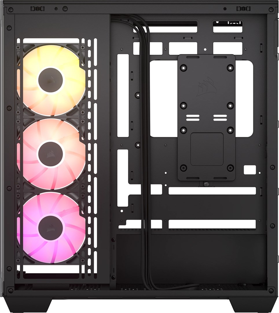 Kuti kompjuteri Corsair 3500X Mid Tower, ARGB, e zezë