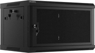 Dolap muri Lanberg WF01 19" 6U, 600x450mm, derë e perforuar, i zi