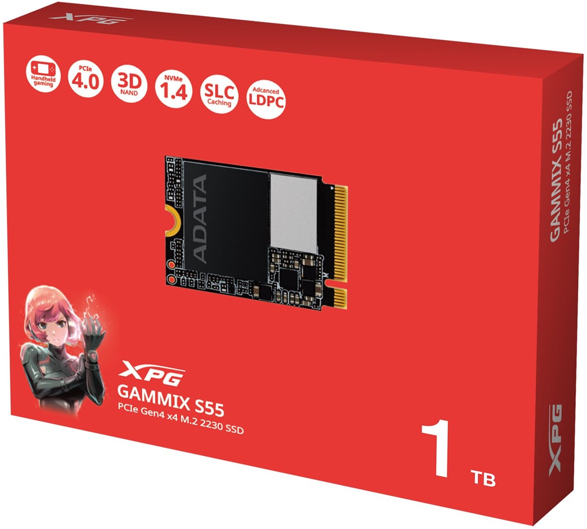SSD диск ADATA SGAMMIXS55, 1TB, M.2 PCIe 4.0
