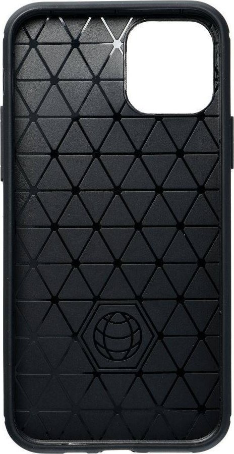 Mbulesë telefoni Carbon Case për Motorola Edge 40 Pro, silikoni, e zezë