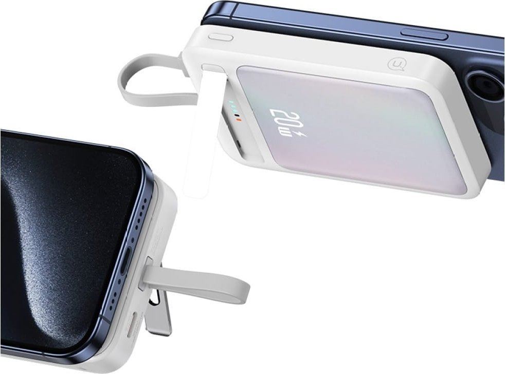 Powerbank Usams XM CD219, 10000mAh, karikim magnetik wireless, blu