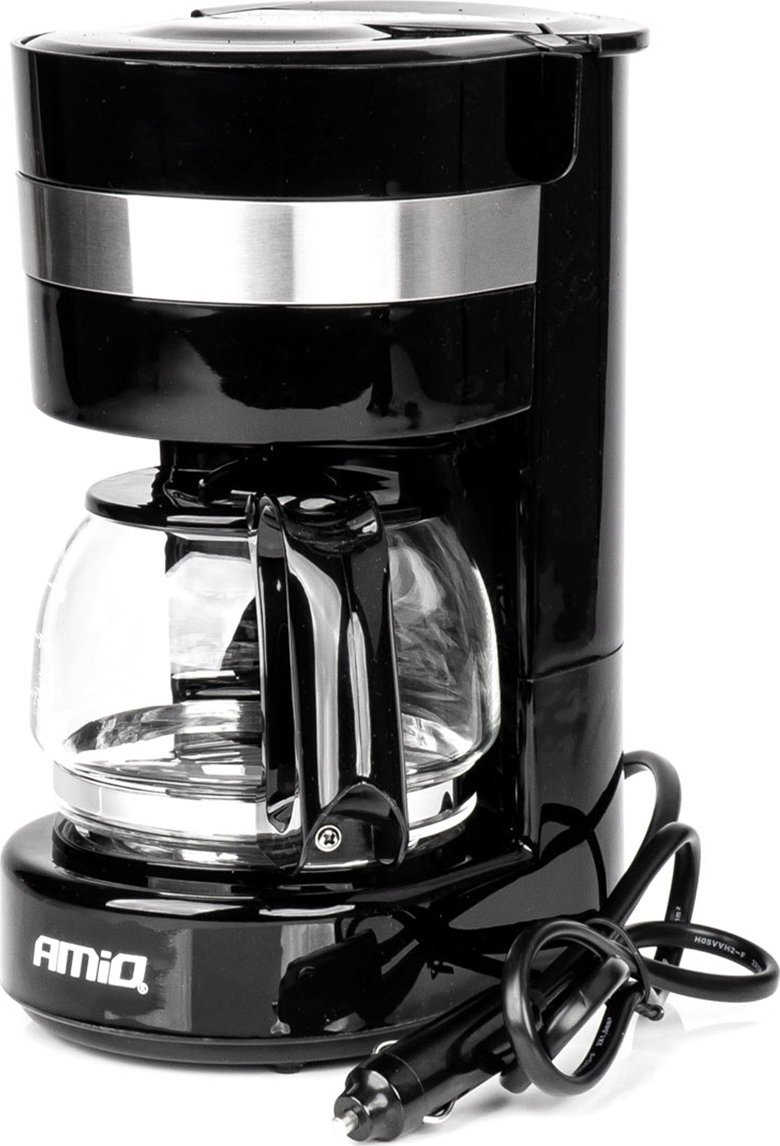 Makineri kafeje për veturë AMiO, 24V, 650ml, 300W, e zezë