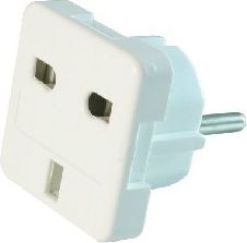 Përshtatës prize Gembird ANG/PL (PL Plug/ANG Socket) i bardhë 