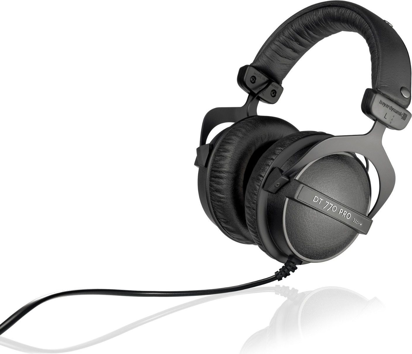 Kufje Beyerdynamic DT 770 Pro 32 Ohm, me kabllo, të zeza