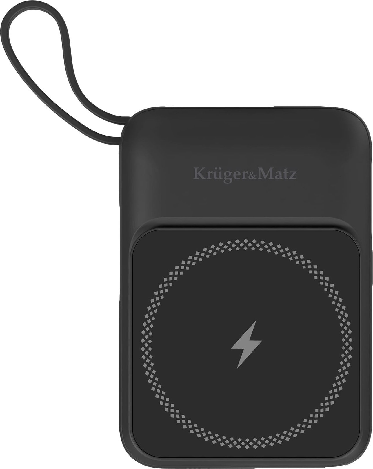 Power bank USB-C 10000mAh, karikim me induksion, i zi