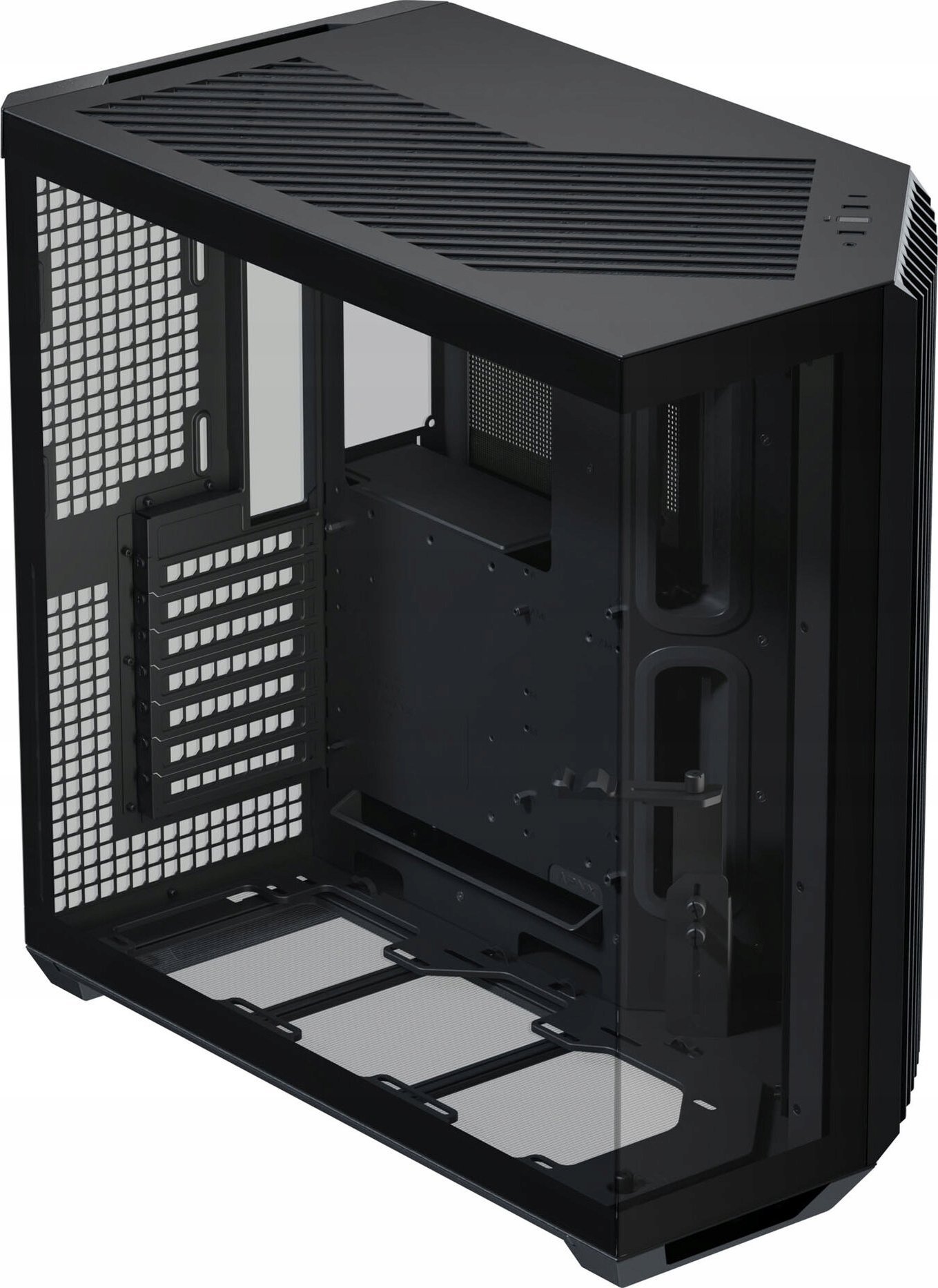 Kuti kompjuteri VI01003.11 Mid Tower, ATX Micro ATX mini ITX, trashësi 0.8mm, e zezë