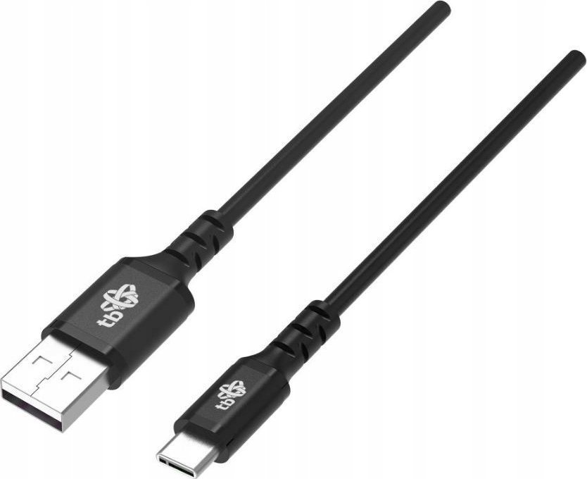 Kабел USB во USB-C силикон, 1.5 m, брзо полнење, црн