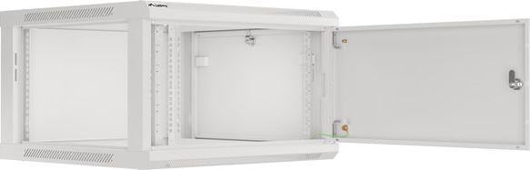 Kabinet rrjeti muror Lanberg WF01-6606-00S, 19" 6U, ngarkesë 60kg, gri