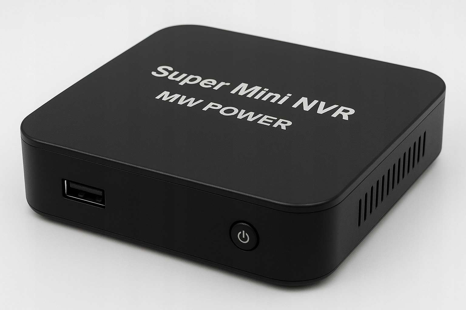 Regjistrues rrjeti MW Power NVR-08mini PA, 8 kanale, kompakt, i zi