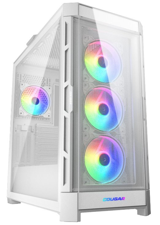 Kasë COUGAR PC DUOFACE Pro RGB White, Mid Tower, 4 x ARGB, e bardhë